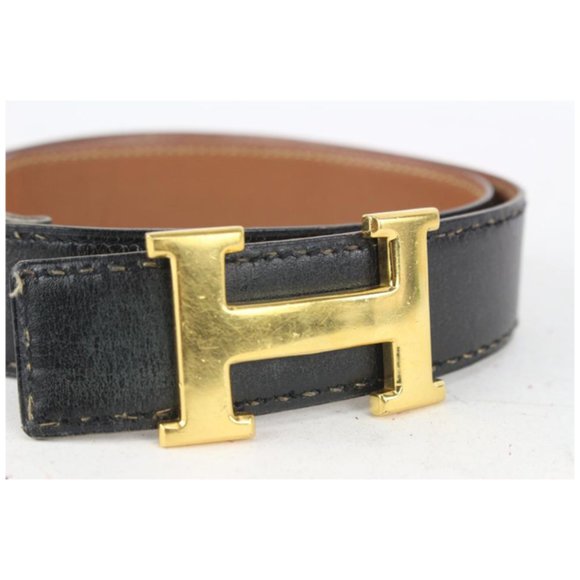 Hermès 32mm Reversible H Logo Belt Kit Black x Bro main image 12